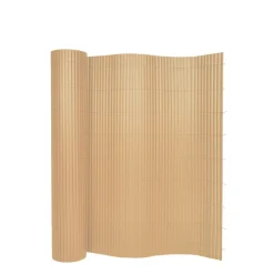 Sichtschutzmatte PVC 500 x 140 cm Bambusoptik