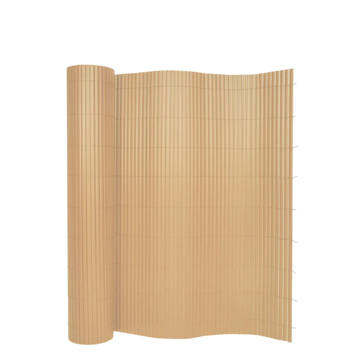 Sichtschutzmatte PVC 500 x 140 cm Bambusoptik