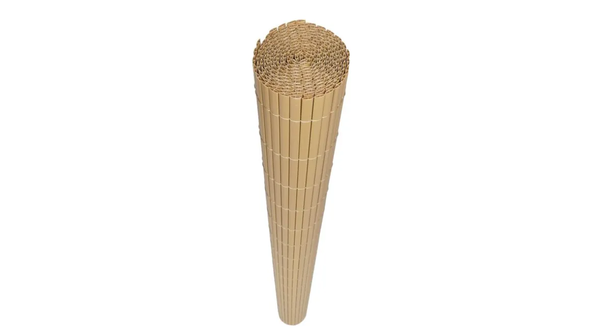 Sichtschutzmatte PVC 300 x 120 cm Bambusoptik