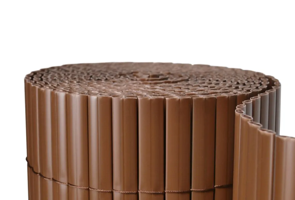 Sichtschutzmatte PVC 500 x 100 cm braun
