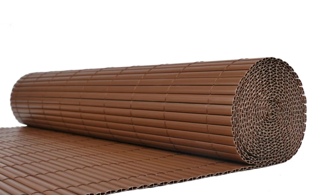 Sichtschutzmatte PVC 500 x 100 cm braun