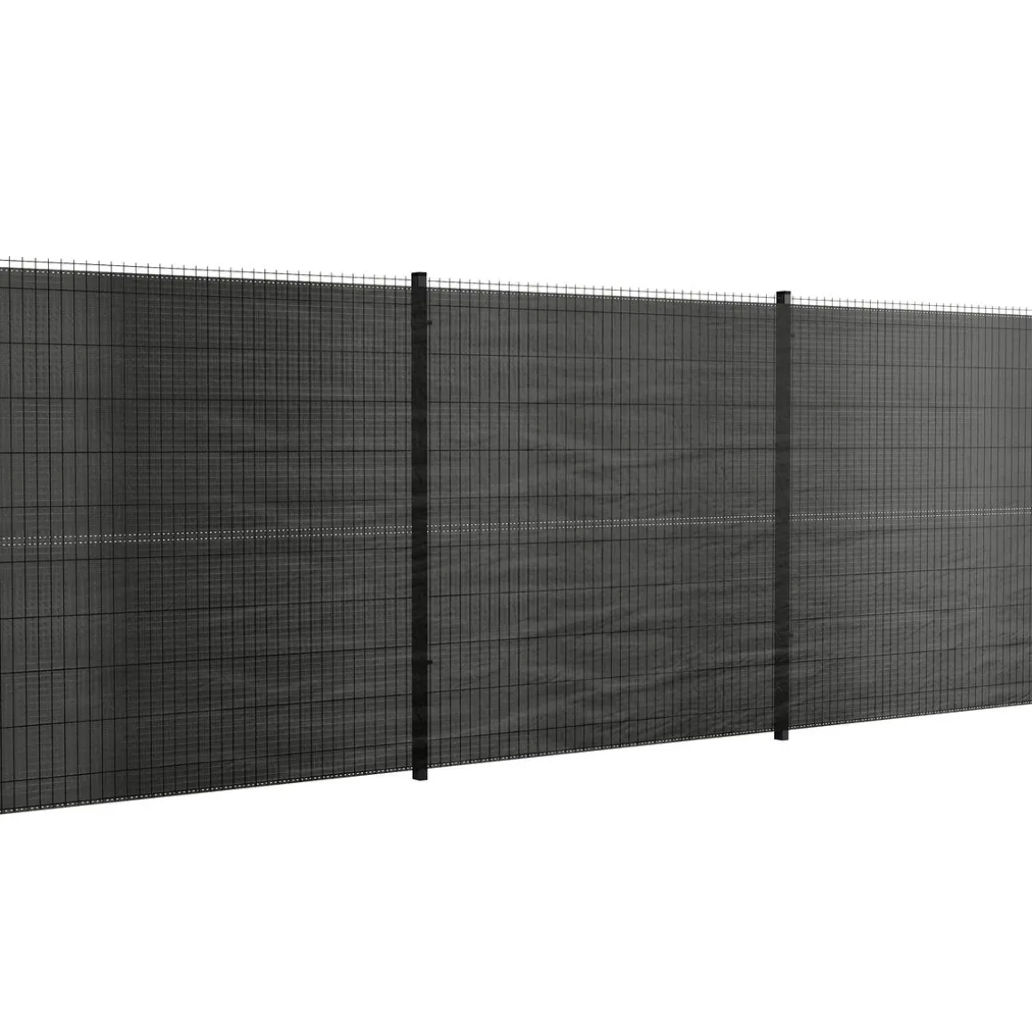 Sichtschutznetz Zaunblende 1000 x 120 cm anthrazit
