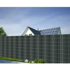 Sichtschutz Zaunfolie PVC 70 m anthrazit
