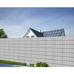Sichtschutz Zaunfolie PVC 35 m grau