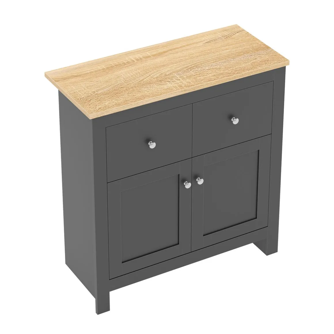 Sideboard ARLES 79 x 35 x 80 cm anthrazit