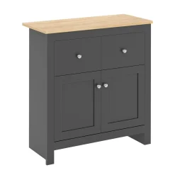 Sideboard ARLES 79 x 35 x 80 cm anthrazit