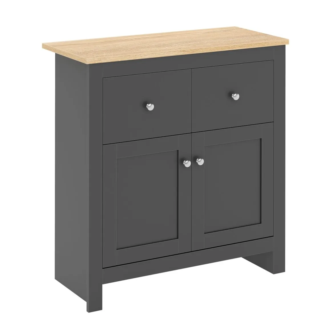 Sideboard ARLES 79 x 35 x 80 cm anthrazit