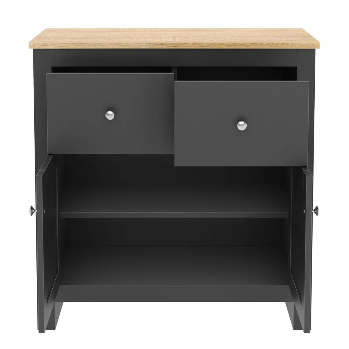 Sideboard ARLES 79 x 35 x 80 cm anthrazit