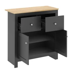 Sideboard ARLES 79 x 35 x 80 cm anthrazit