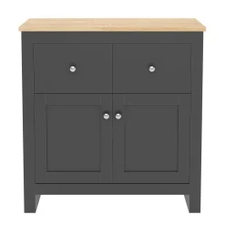 Sideboard ARLES 79 x 35 x 80 cm anthrazit