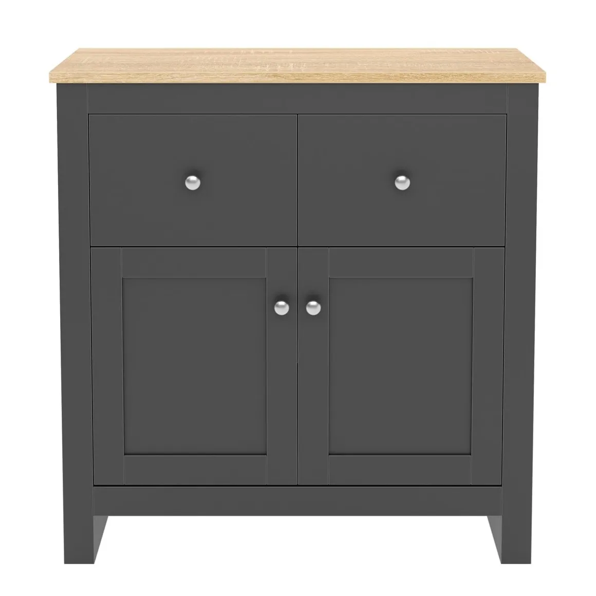 Sideboard ARLES 79 x 35 x 80 cm anthrazit