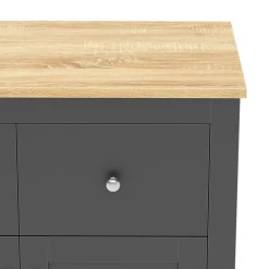Sideboard ARLES 79 x 35 x 80 cm anthrazit