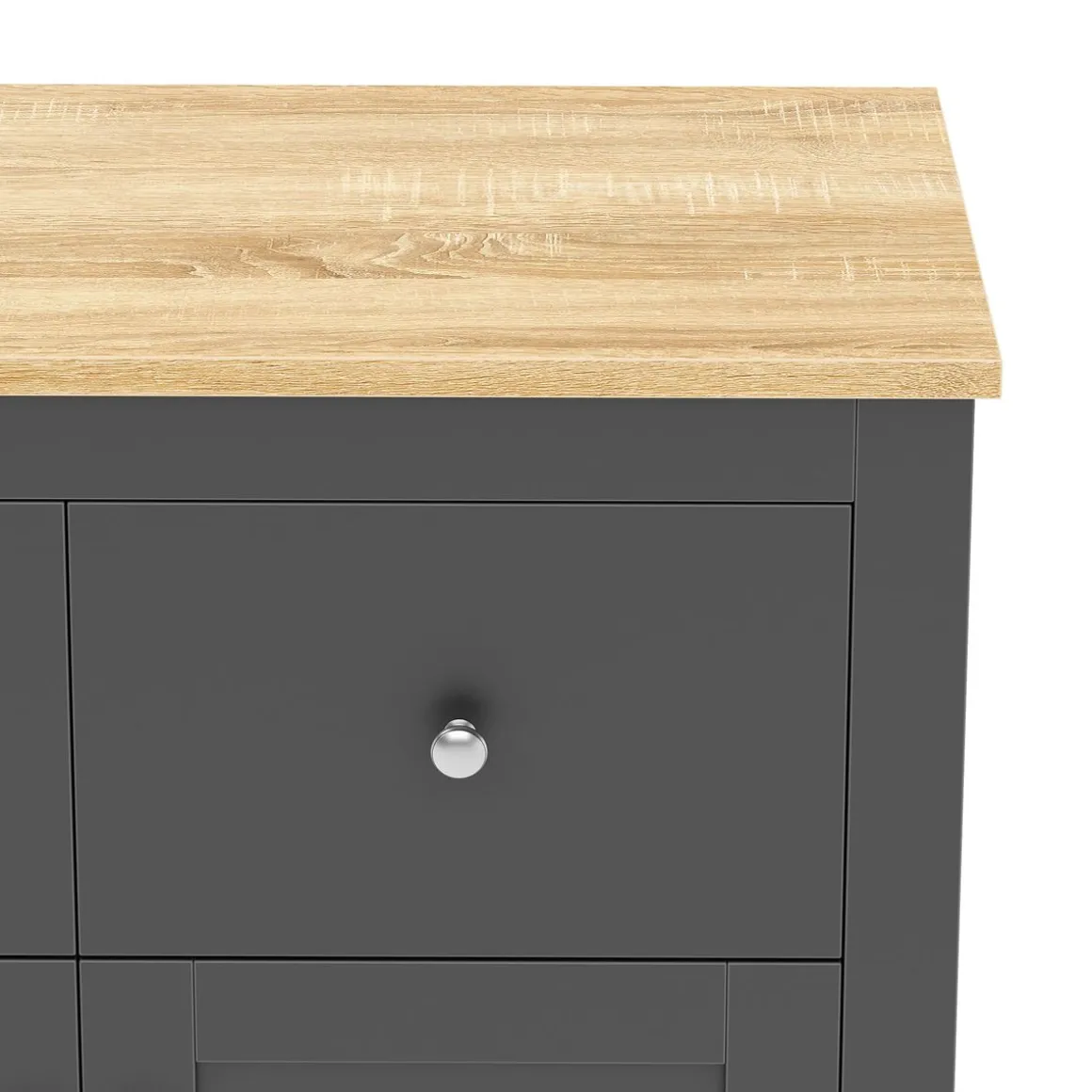 Sideboard ARLES 79 x 35 x 80 cm anthrazit