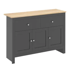Sideboard ARLES 117 x 35 x 82 cm anthrazit