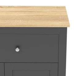 Sideboard ARLES 117 x 35 x 82 cm anthrazit