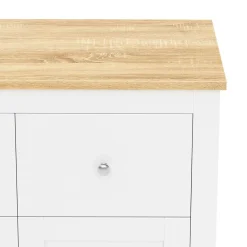 Sideboard ARLES 79 x 35 x 80 cm weiss
