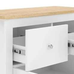 Sideboard ARLES 79 x 35 x 80 cm weiss