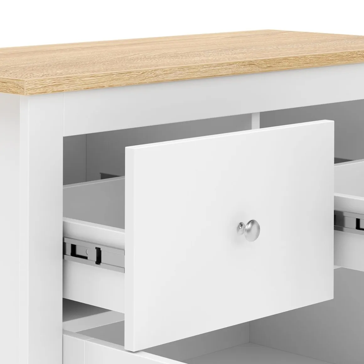 Sideboard ARLES 79 x 35 x 80 cm weiss