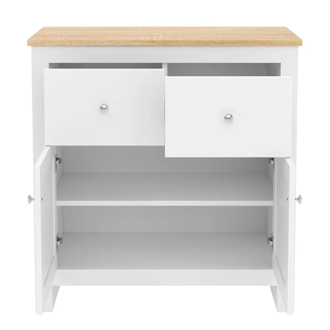 Sideboard ARLES 79 x 35 x 80 cm weiss