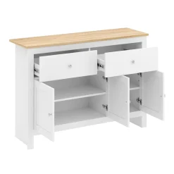 Sideboard ARLES 117 x 35 x 82 cm weiss
