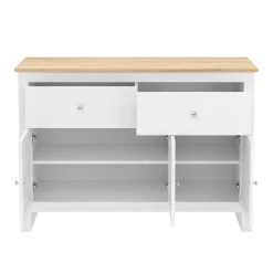 Sideboard ARLES 117 x 35 x 82 cm weiss