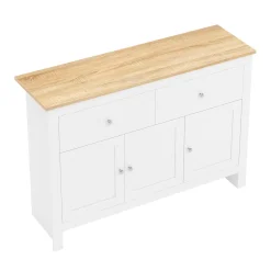 Sideboard ARLES 117 x 35 x 82 cm weiss