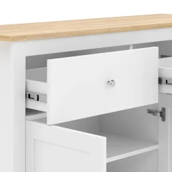 Sideboard ARLES 117 x 35 x 82 cm weiss