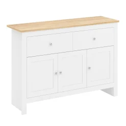 Sideboard ARLES 117 x 35 x 82 cm weiss