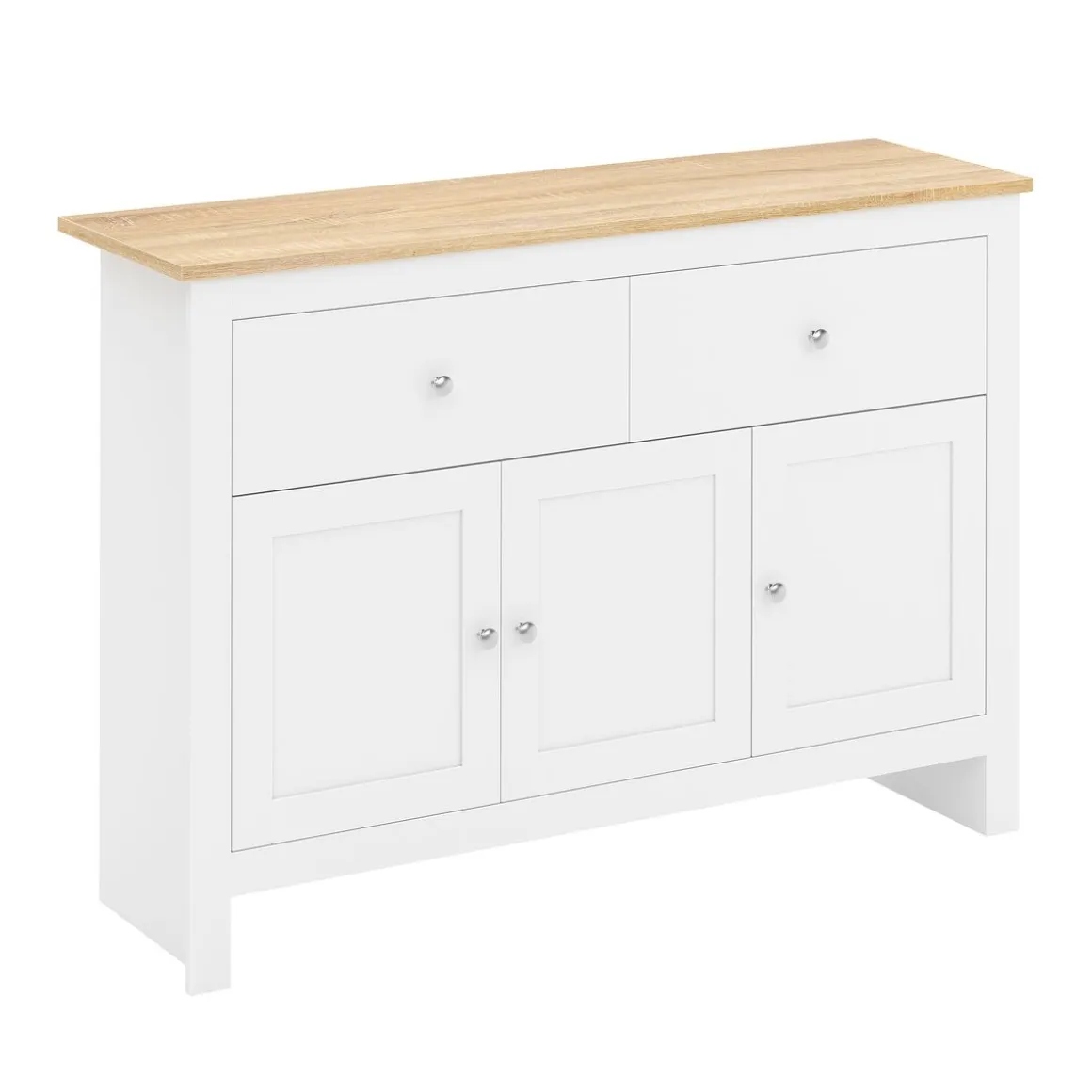 Sideboard ARLES 117 x 35 x 82 cm weiss