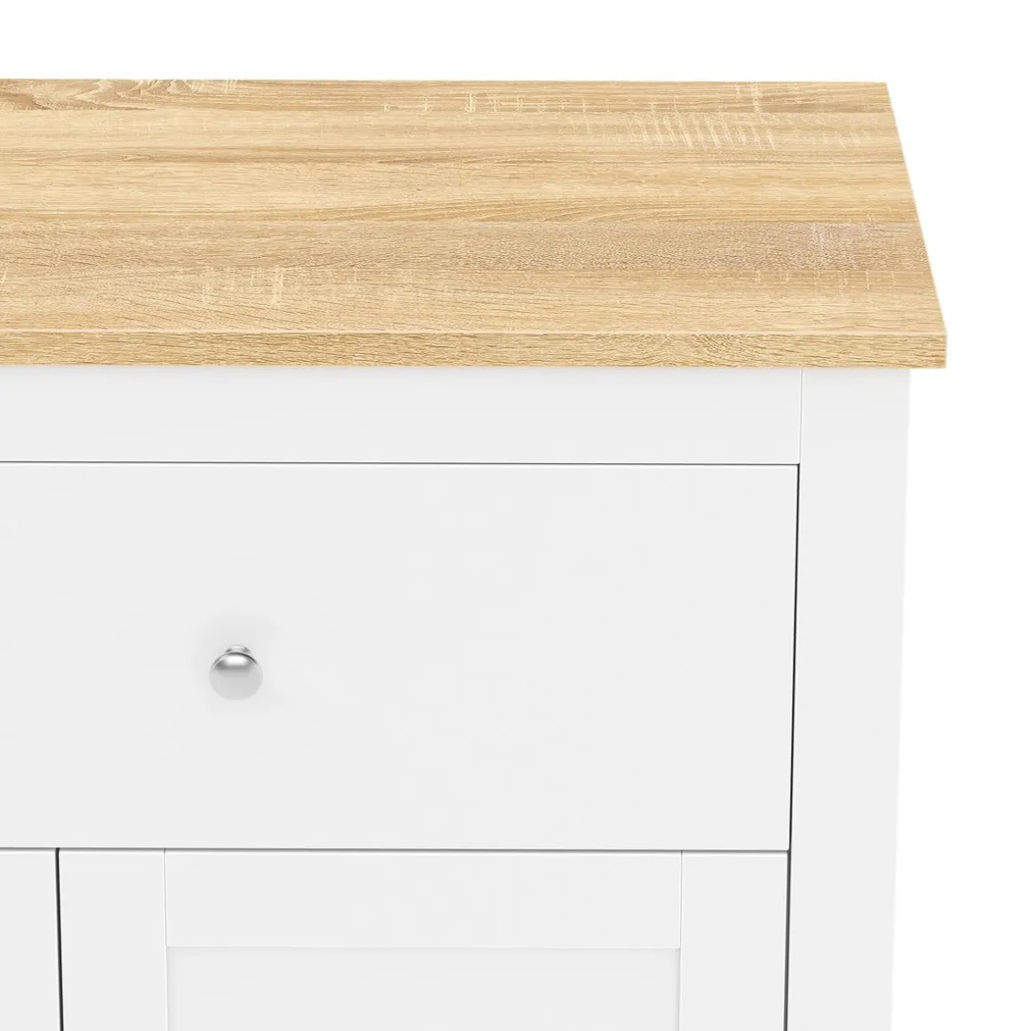 Sideboard ARLES 117 x 35 x 82 cm weiss