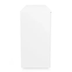 Sideboard AVILA 4 Schubladen und 2 Türen 165 x 80 cm Hochglanz weiss