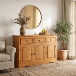 Sideboard Holz TONY 132 x 84 cm