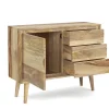 Sideboard Holz Vintage JARON 90 x 70 cm