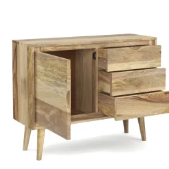 Sideboard Holz Vintage JARON 90 x 70 cm