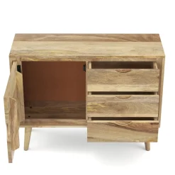 Sideboard Holz Vintage JARON 90 x 70 cm