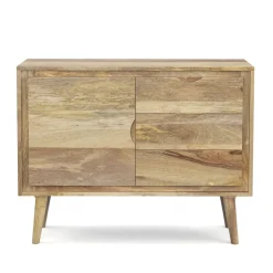 Sideboard Holz Vintage JARON 90 x 70 cm