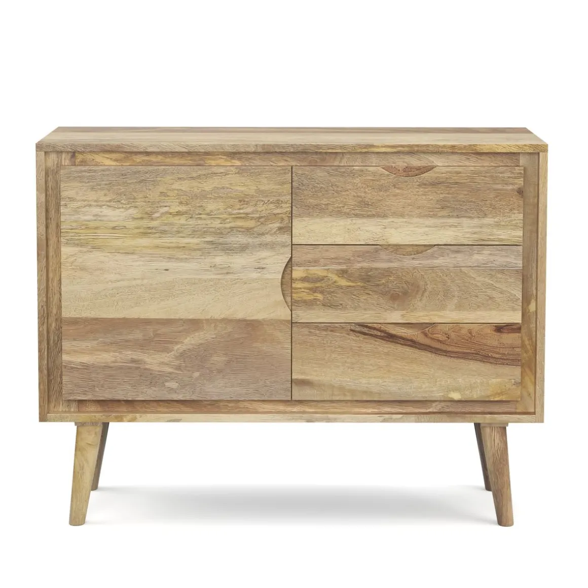 Sideboard Holz Vintage JARON 90 x 70 cm