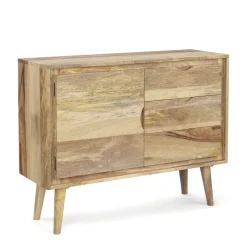Sideboard Holz Vintage JARON 90 x 70 cm