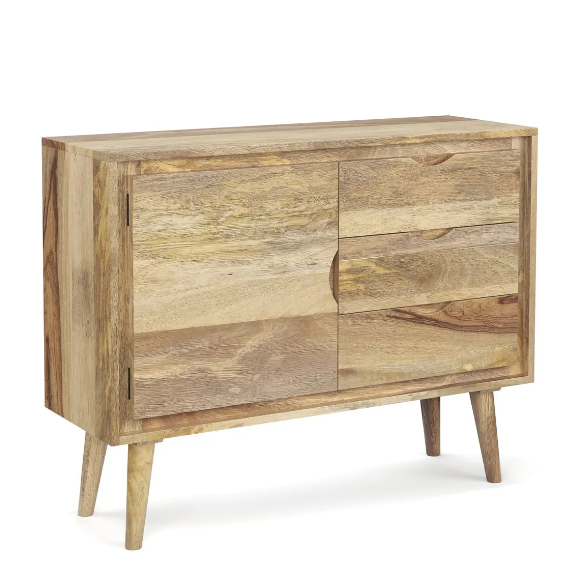 Sideboard Holz Vintage JARON 90 x 70 cm