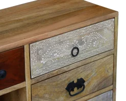 Sideboard Holz Vintage REMI 140 x 80 cm