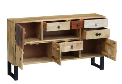 Sideboard Holz Vintage REMI 140 x 80 cm