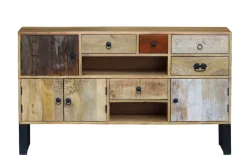 Sideboard Holz Vintage REMI 140 x 80 cm