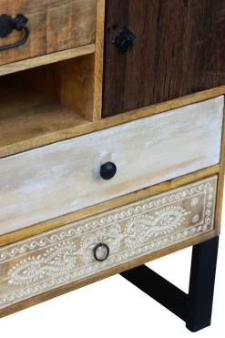 Sideboard Holz Vintage REMI 115 x 80 cm