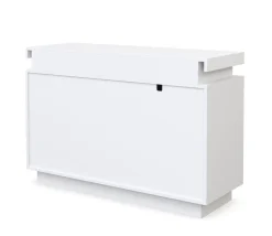 Sideboard LED GIANNI 110 x 75 cm weiss