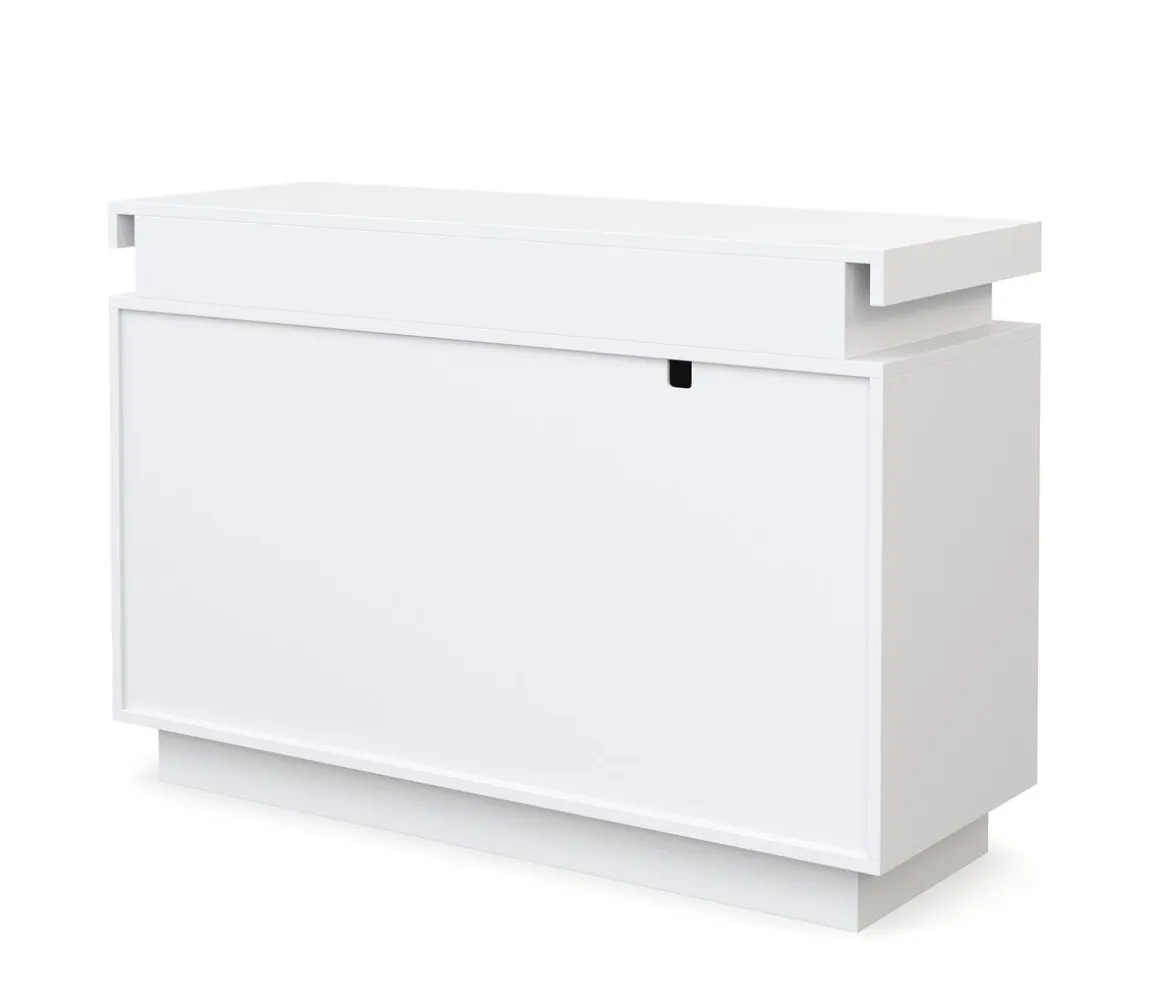 Sideboard LED GIANNI 110 x 75 cm weiss
