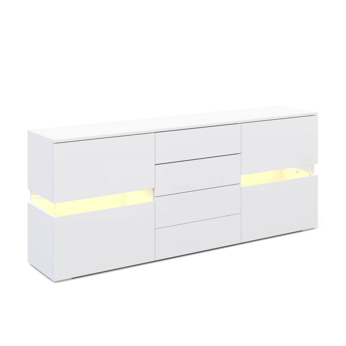 Sideboard LED TANA 177 x 72 cm weiss