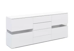 Sideboard LED TANA 177 x 72 cm weiss