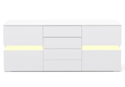 Sideboard LED TANA 177 x 72 cm weiss