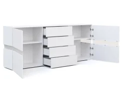 Sideboard LED TANA 177 x 72 cm weiss