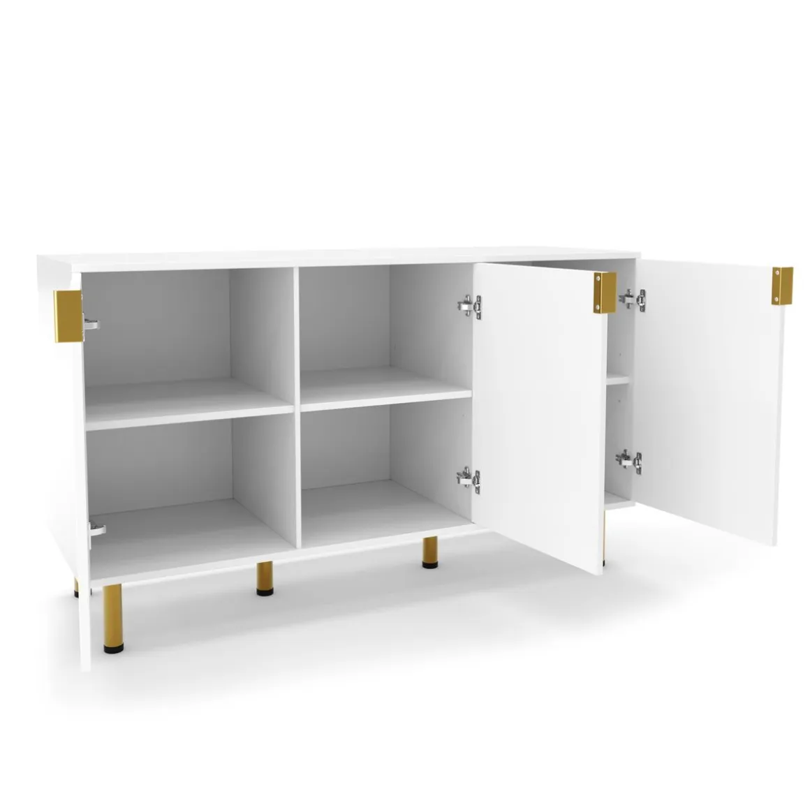 Sideboard MARGO 127 x 75 cm weiss